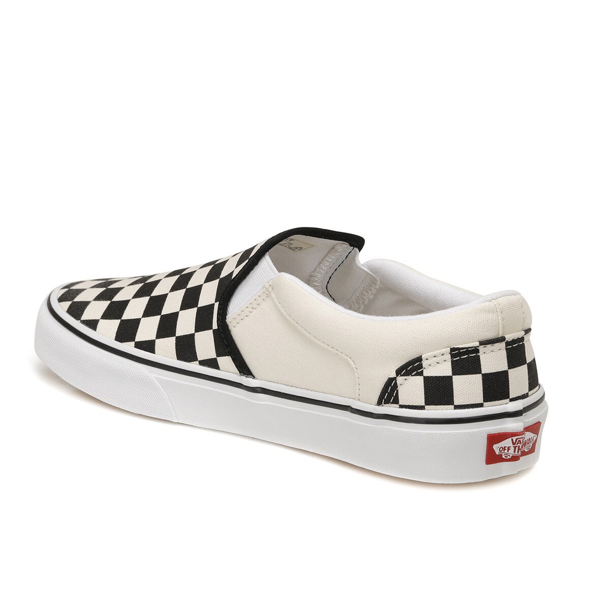 Vans Erkek Ayakkabı VN000SEQIPD1 (Checkers) Black/Natural