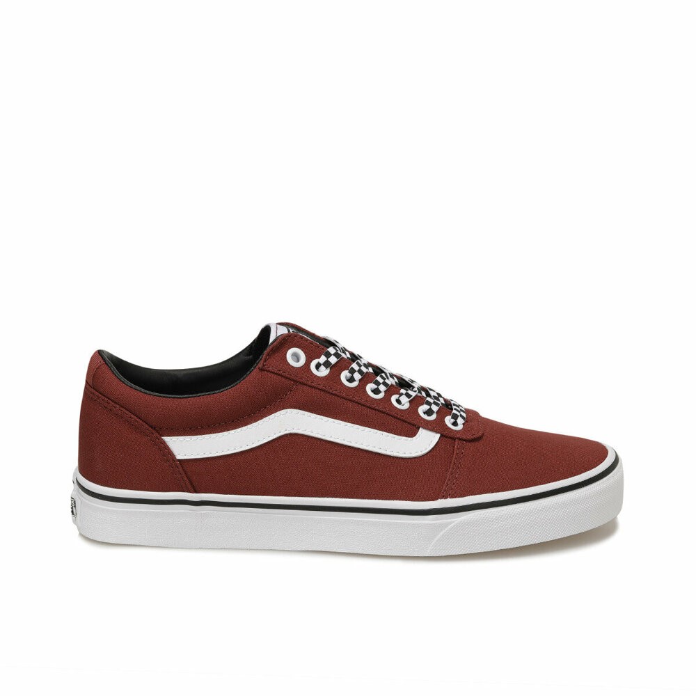 Vans Erkek Ayakkabı VN0A38DMW9Z1 (Checker Lace) Rosewood/White