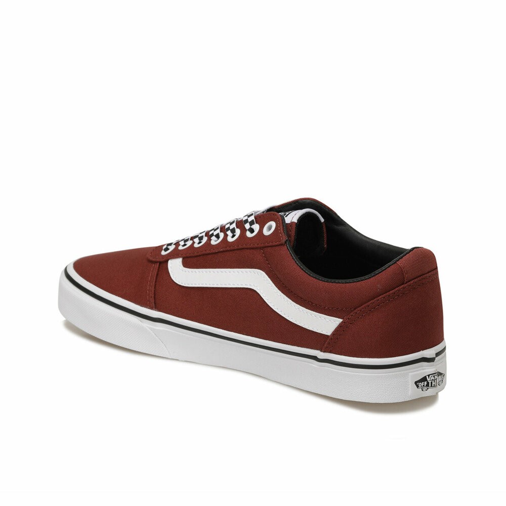 Vans Erkek Ayakkabı VN0A38DMW9Z1 (Checker Lace) Rosewood/White