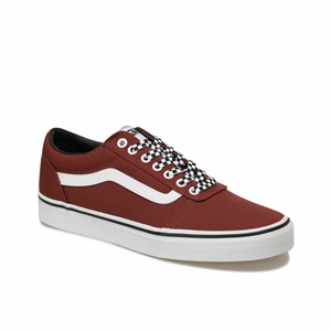 Vans Erkek Ayakkabı VN0A38DMW9Z1 (Checker Lace) Rosewood/White