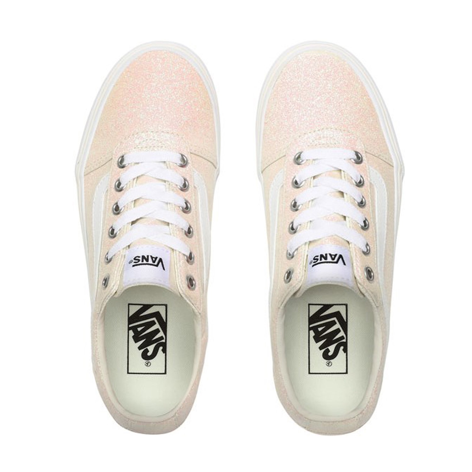 Vans Kadın Ayakkabı VN0A3IUNXY21 (Glitter Rainbow) White