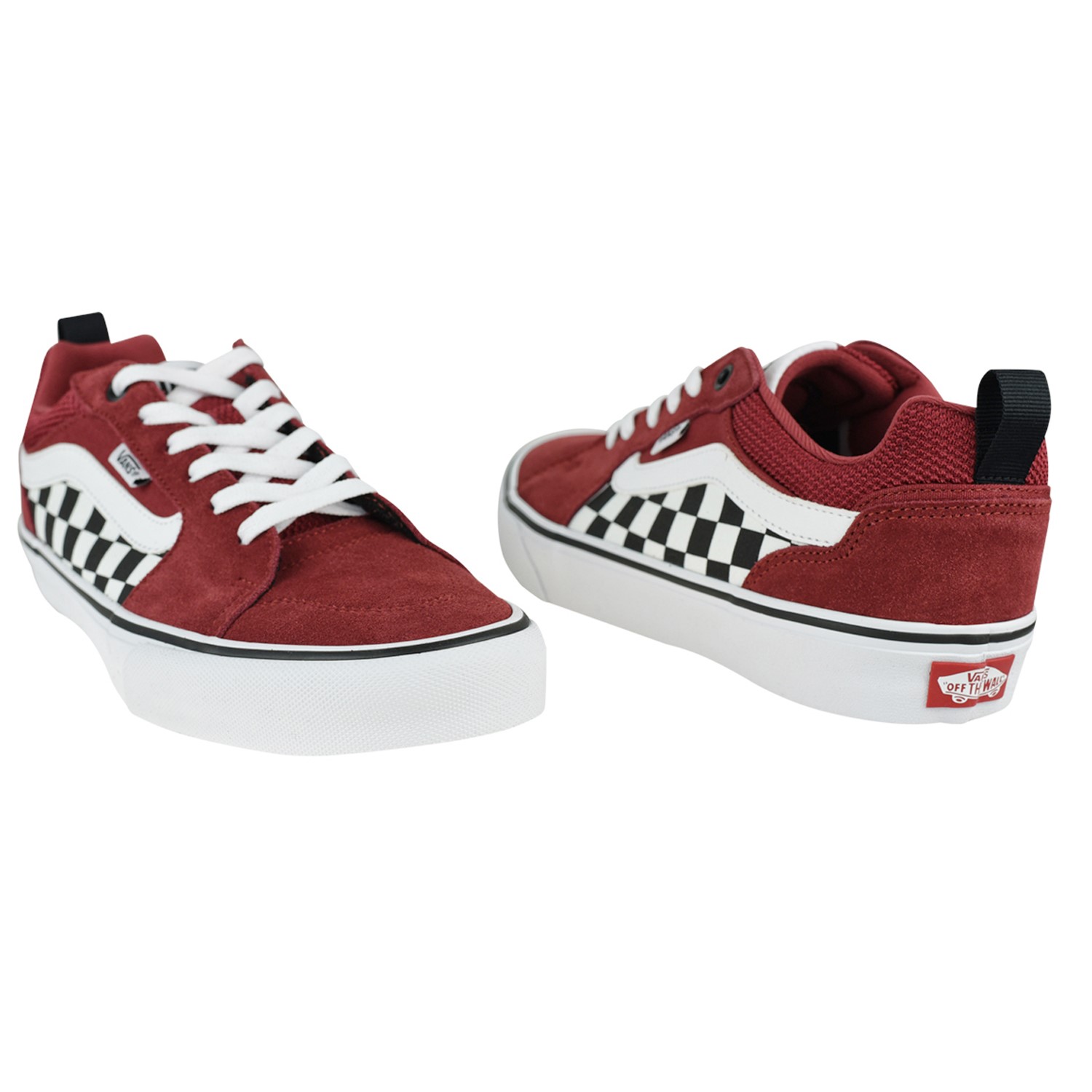 Vans Erkek Ayakkabı VN0A3MTJW7O1 (Checkerboard) Rosewood/White