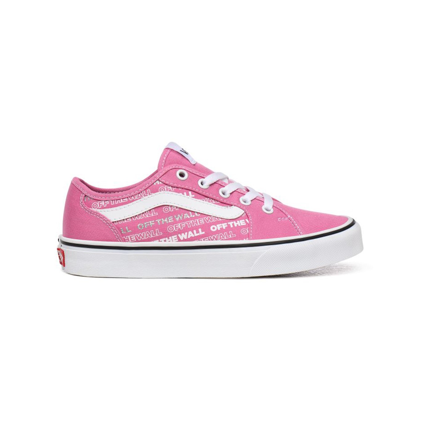 Vans Kadın Ayakkabı VN0A45NMXXS1 (Logo Repeat) Fuchsia Pink/White