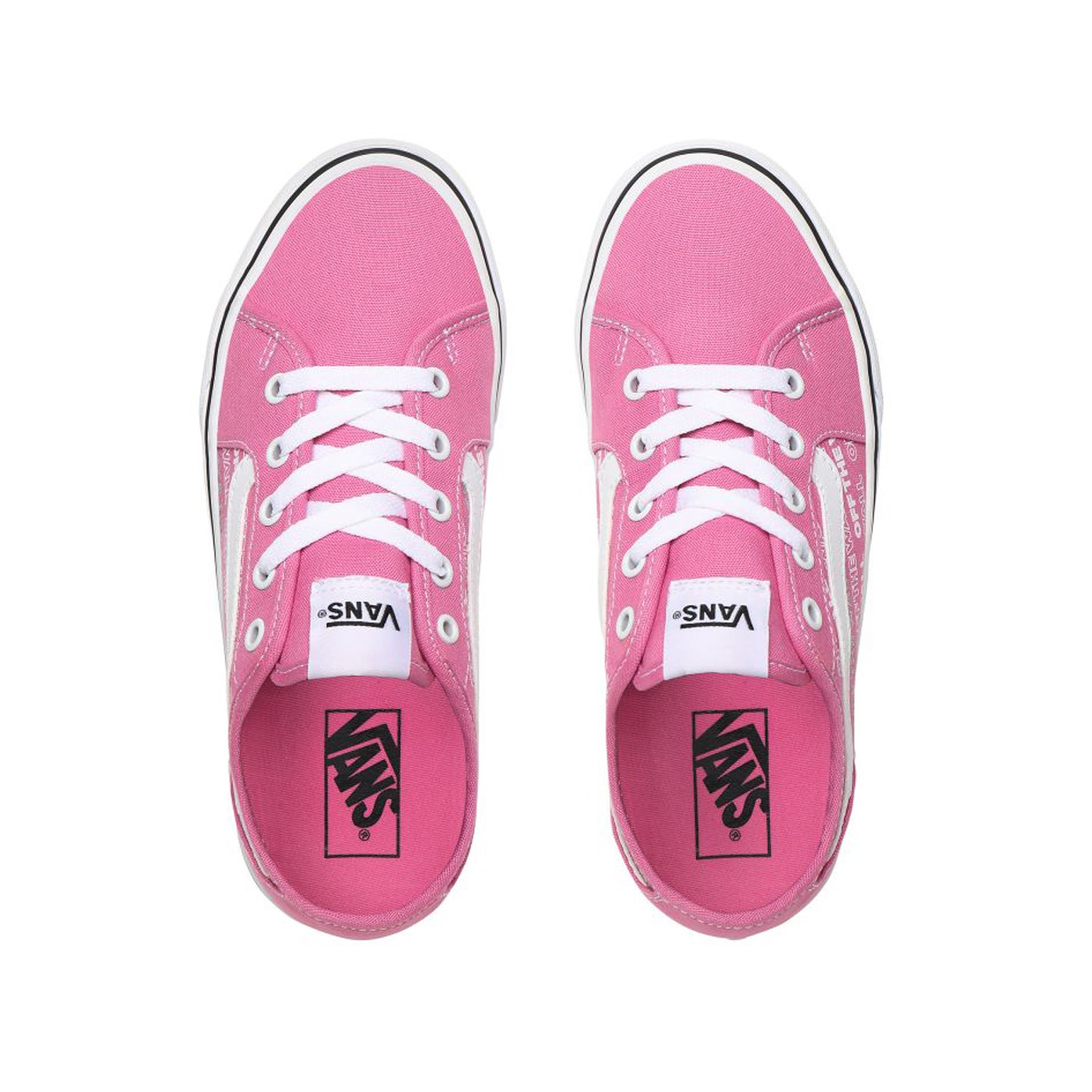 Vans Kadın Ayakkabı VN0A45NMXXS1 (Logo Repeat) Fuchsia Pink/White