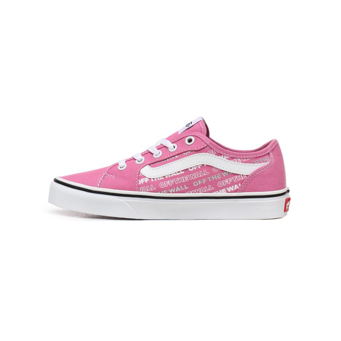 Vans Kadın Ayakkabı VN0A45NMXXS1 (Logo Repeat) Fuchsia Pink/White