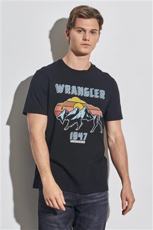 Wrangler Erkek T-Shirt W231254001 Black